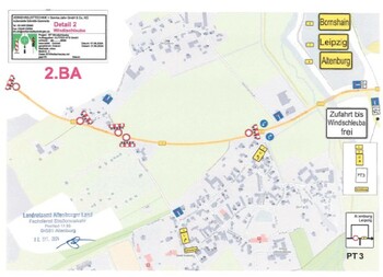 B 7 Zschaschelwitzer Kreuz bis Einmündung Bauhof